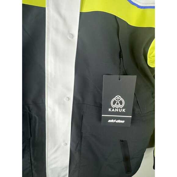 NWT Ski-Doo Typha x KANUK  Jacket Women's Insulated Size XXL Yellow Black - Picture 9 of 9